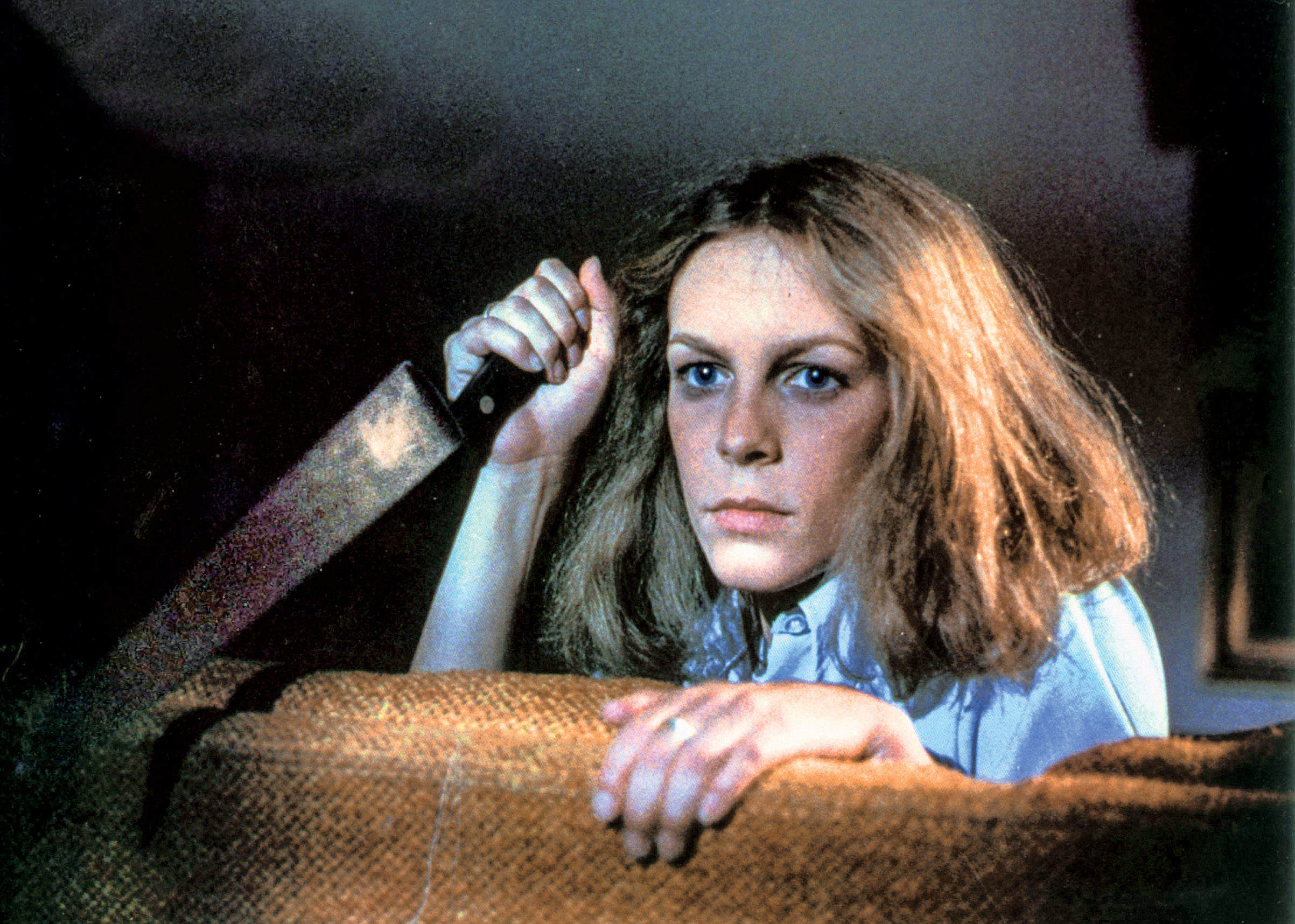 Jamie Lee Curtis comme Laurie à Halloween.