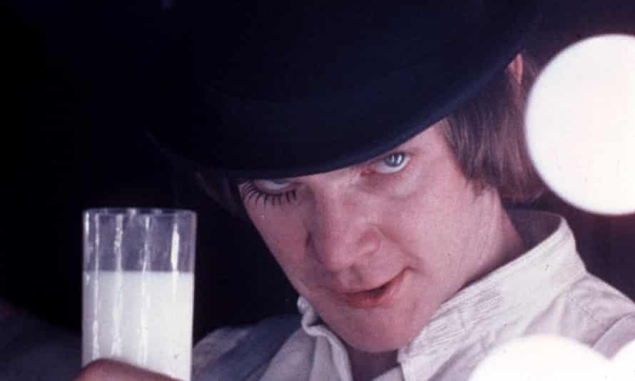 Malcolm McDowell dans le cliché emblématique de A Clockwork Orange